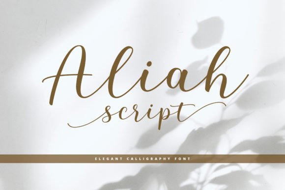 Aliah Script: A Modern Calligraphy Typeface for Elegant Design