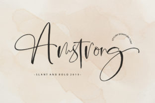 Amstrong Script: The Elegant Italic Font for Modern Branding