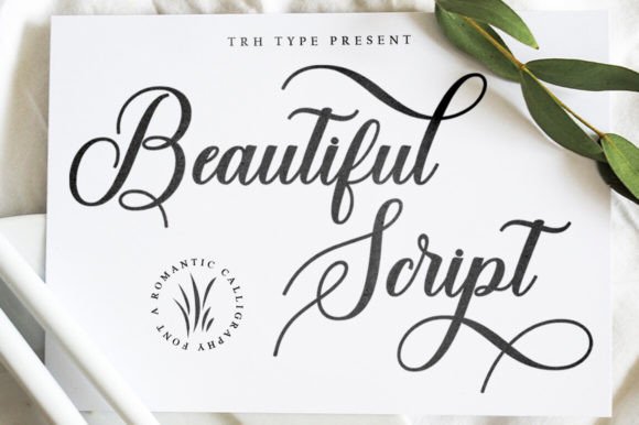 Beautiful Script: A Modern Calligraphy Typeface for Creative Projects