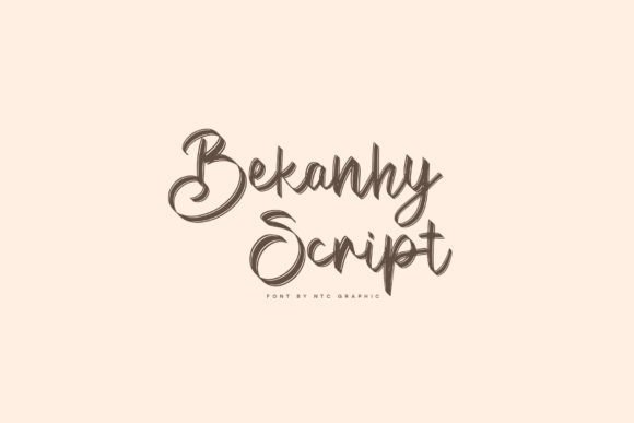 Bekanhy Script: A Modern Handwritten Font for Distinctive Brands