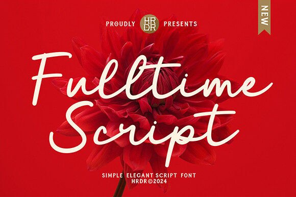 Fulltime Script: Your Go-To for Elegant Branding & Design