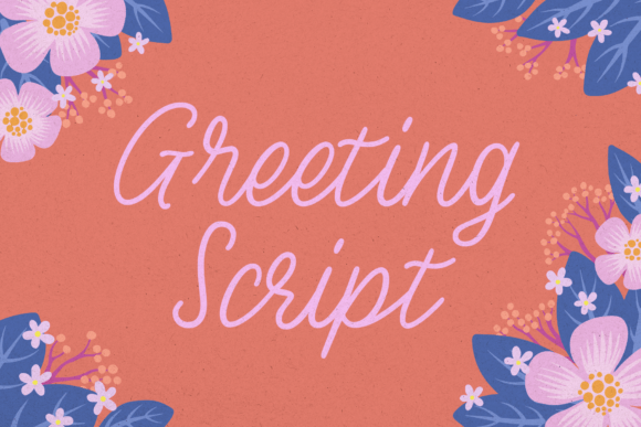 Greeting Script: A Hand-Lettered Font for Authentic Design