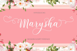 Marysha Script: A Modern Script for Elegant Design