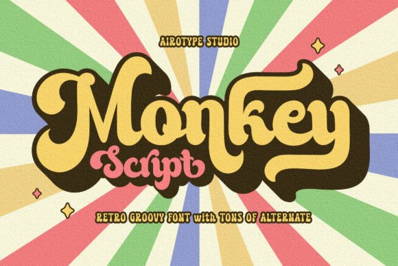 Monkey Script: The Bold Handwritten Font for Striking Designs