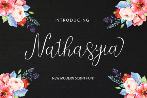 Nathasyia Script: A Font That Brings Your Brand to Life