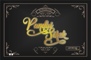 Pandai Sikek Script: Weaving Minangkabau Heritage into Modern Design