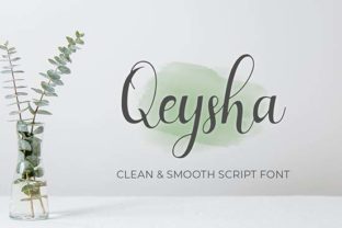 Qeysha Script: A Font for Elegant and Feminine Designs