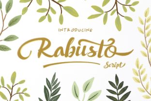 Rabusto Script: The Sweet Typeface for Creative Projects