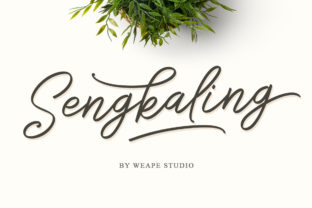 Sengkaling Script: A Monoline Font for Authentic Projects