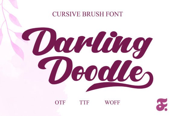 Why Darling Doodle Script is Your Go-To for Whimsical Design