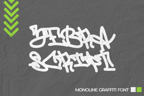 Zebra Script: A Monoline Graffiti Font for Urban Flair